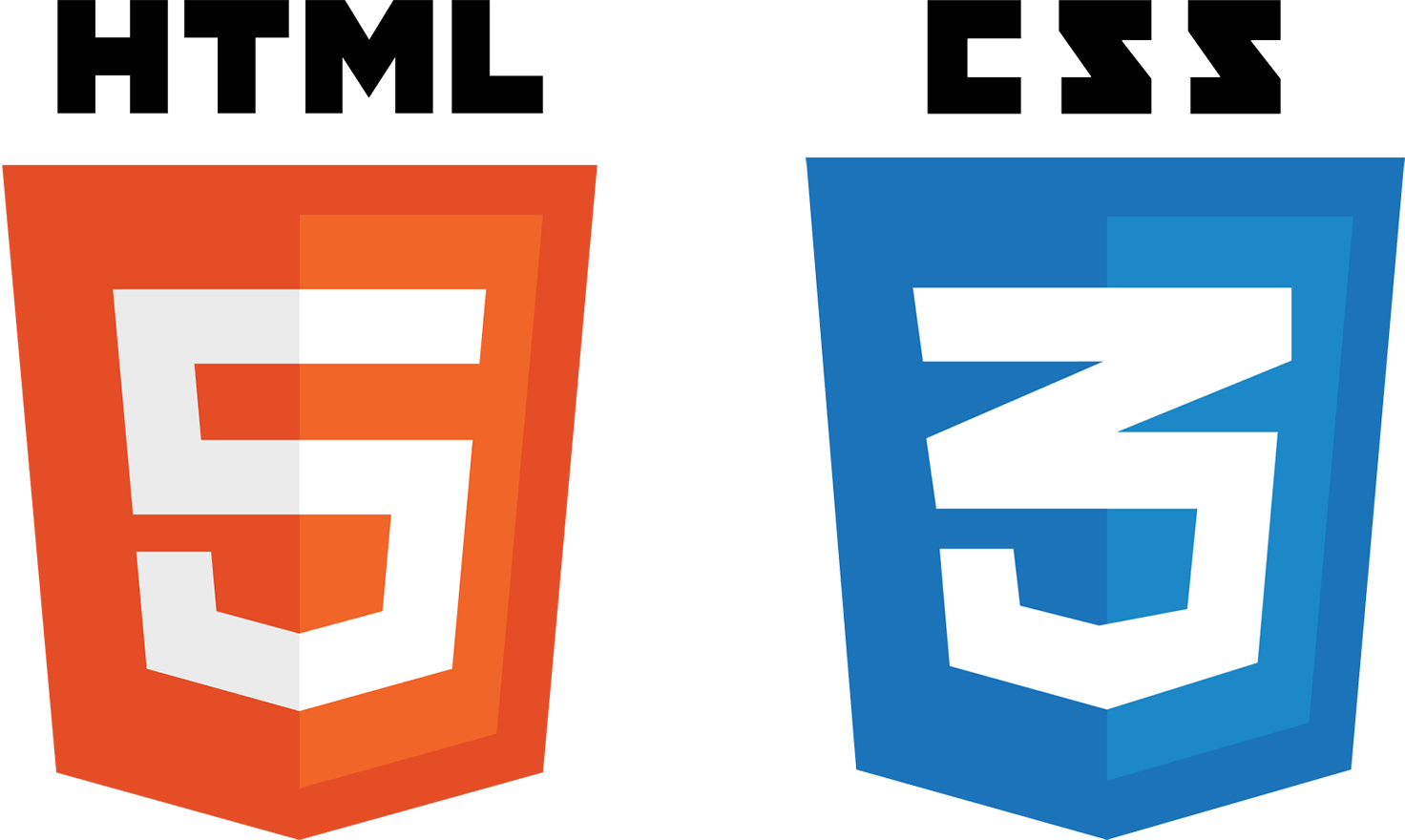Logos HTML5 et CSS3